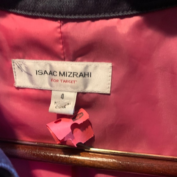 Isaac Mizrahi Jean dress fully lined in pink - Picture 3 of 10